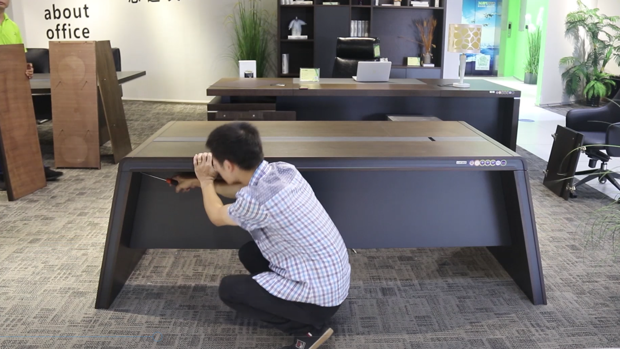 【思璽系列-班臺(tái)】思進(jìn)家具班臺(tái)B2075M產(chǎn)品安裝教程